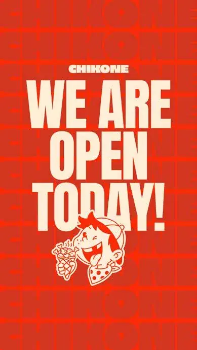 Instagram-Story: We are open today!